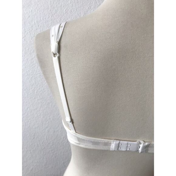 Victoria's Secret Lingerie Women Sz 34C Bra Pleated Polka Dot Underwire Padded - Picture 8 of 8